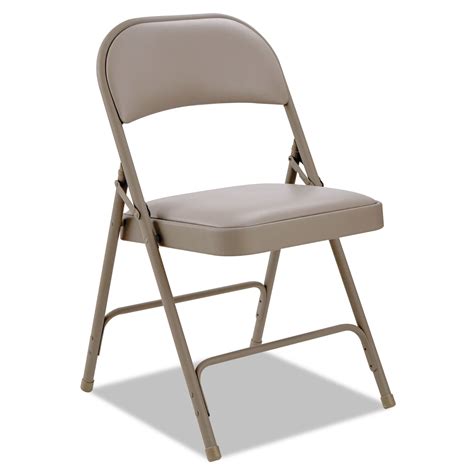 tan folding chairs|Alera Steel Folding Chair with Two